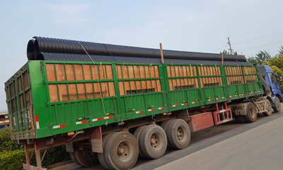 聚乙烯鋼帶增強波紋管集中發貨