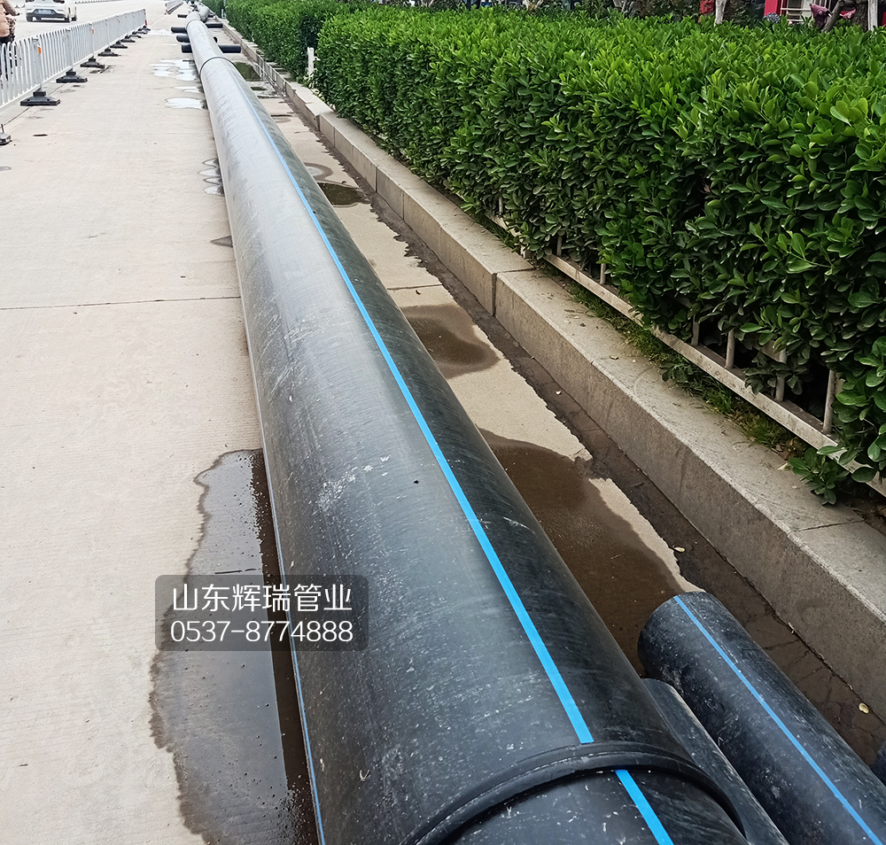 城鎮pe給水管施工案例