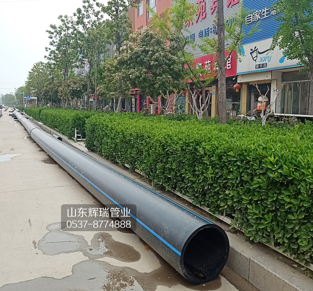 城鎮pe給水管施工案例