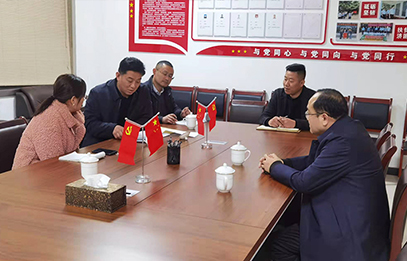 縣委常委、副縣長李兆勝，縣科技局局長程樹民一行蒞臨公司指導企業科技創新